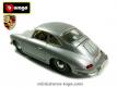 Le coupé Porsche 356 gris en miniature de Bburago au 1/24e