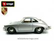 Le coupé Porsche 356 gris en miniature de Bburago au 1/24e