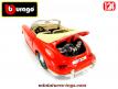 La Porsche 356 speedster rouge en miniature par Burago au 1/24e