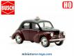 La Renault 4cv Taxi bordeaux en voiture miniature par Busch au HO H0 1/87e