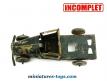 Le camion type 1930 miniature en tôle de marque inconnue incomplet