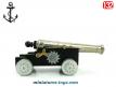 Un canon de marine du 18e siècle en miniature métal au 1/32e