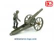 Un canon français type 1877 avec son artilleur en miniature au 1/35e