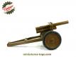 Le gros canon tirant de 105 en miniature du type jouet en tôle