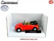 Le cabriolet Coccinelle Volkswagen rouge par Cararama au 1/43e