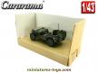 La Jeep Willys débâchée verte en miniature par Cararama au 1/43e