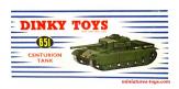 Les chenilles noires pour le char Centurion 651 de Dinky Toys England au 1/50e