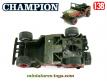 La Jeep Willys militaire en miniature de Champion au 1/38e incomplète