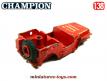 La Jeep pompiers en miniature de Champion au 1/38e incomplète