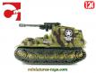 Le canon automoteur allemand Wespe miniature de Chap Mei au 1/24e