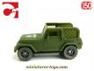 La Jeep CJ7 militaire Soldier en miniature de Chapmei au 1/50e