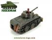 Le char Sherman en miniature taille crayon au 1/87e