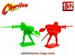 Les deux mousquetaires en figurines plastique par Cherilea au 1/32e