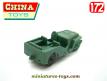 La Jeep Willys militaire en miniature jouet au 1/72e