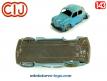 La Renault 4cv miniature premiere version de 1949 par CIJ au 1/43e