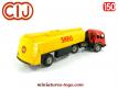 Le Renault Fainéant et sa semi remorque citerne Shell miniature CIJ au 1/50e