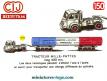 Le Renault Fainéant semi remorque porte pile Marcoule miniature CIJ au 1/50e