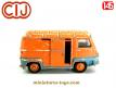 La fourgonnette Renault Estafette orange et bleu en miniature de CIJ au 1/45e