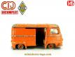 La Renault Estafette miniature orange de CIJ au 1/45e incomplète