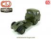 Le tracteur Saviem JM 240 militaire seul en miniature de Cij au 1/50e