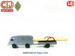 Le Renault 1000 kg PTT et sa remorque miniature CIJ réédité par Norev au 1/45e