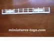 Lot de 9 barrières blanches pour circuits routiers de la marque Circuit 24