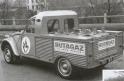 La 2cv Citroën AZU pick-up Butagaz en miniature par Norev au 1/43e