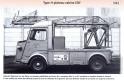Le Citroën HY plateau nacelle EDF en miniature par Eligor au 1/43e