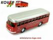 L'autobus Bussing rouge en miniature de style jouet ancien de CKO au 1/50e