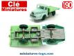 Le camion Unic ZU 120 plateau en miniature par Clé au 1/90e