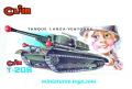 Le char Patton M47 miniature téléguidé de la marque Clim au 1/32e incomplet