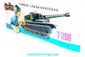 Le char Patton M47 miniature téléguidé de la marque Clim au 1/32e incomplet