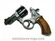 Le pistolet jouet de type Colt 38 FBI Federal en métal par Edison Giocattoli