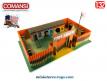 Le fort Kansas miniature en isorel et bois de Comansi Cow-boys