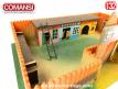 Le fort Kansas miniature en isorel et bois de Comansi Cow-boys