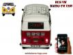 Le Combi Volkswagen T1 miniature radio FM USB