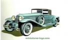 Le coupé Cord L29 1929 en miniature de Solido Âge d'or au 1/43e incomplet