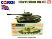 Le char anglais Centurion MK III en miniature par Corgi Toys au 1/65e