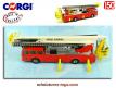 Le camion Dennis a nacelle Simon Snorkel en miniature de Corgi au 1/50e