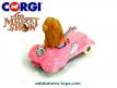 Le cabriolet rose de Miss Piggy en miniature par Corgi Toys England au 1/43e