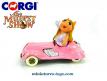 Le cabriolet rose de Miss Piggy en miniature par Corgi Toys England au 1/43e