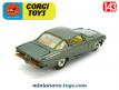 La Chrysler Ghia L6 4 verte en miniature par Corgi Toys au 1/43e incomplète