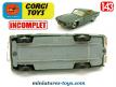 La Chrysler Ghia L6 4 verte en miniature par Corgi Toys au 1/43e incomplète