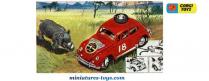La Coccinelle Volkswagen Safari orange miniature de Corgi au 1/43e incomplètee