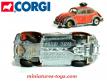 La Coccinelle Volkswagen Safari orange miniature de Corgi au 1/43e incomplètee