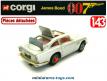 Le toit ouvrant de l'Aston Martin James bond 007 par Corgi Toys au 1/43e