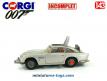 L'Aston Martin DB5 James Bond 007 miniature par Corgi au 1/43e incomplète