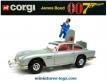 Le passager éjectable de l'Aston Martin James bond 007 par Corgi Toys au 1/36e