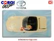 La Toyota 2000 GT James Bond 007 miniature par Corgi au 1/43e incomplète