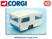 La caravane blanche en miniature Corgi Junior 3 inches au 1/65e 